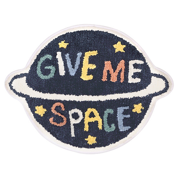 Chaplle Old Alien Spaceship in Deep Space Dirty Spacecraft Flying in Universe Stars in Ufo Bot 3 Piece Bathroom Rugs Set Bath Rug Contour Mat and