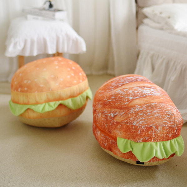 Hamburger dog outlet pillow