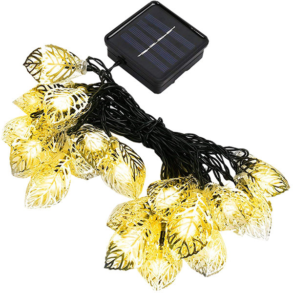 Solar Metal String Lights - 2 Sizes - 2 Styles from Apollo Box