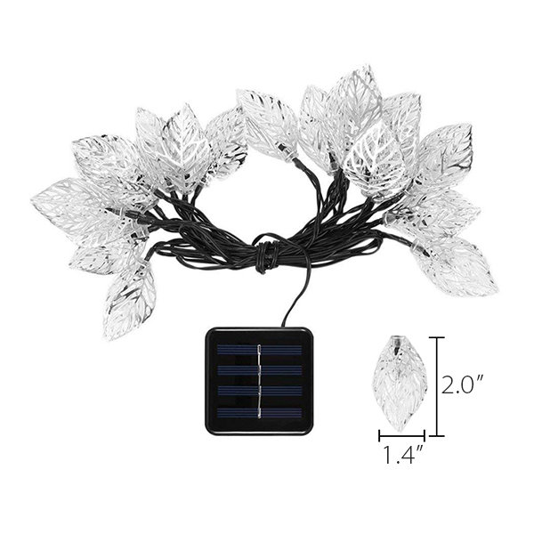 Solar Metal String Lights - 2 Sizes - 2 Styles from Apollo Box