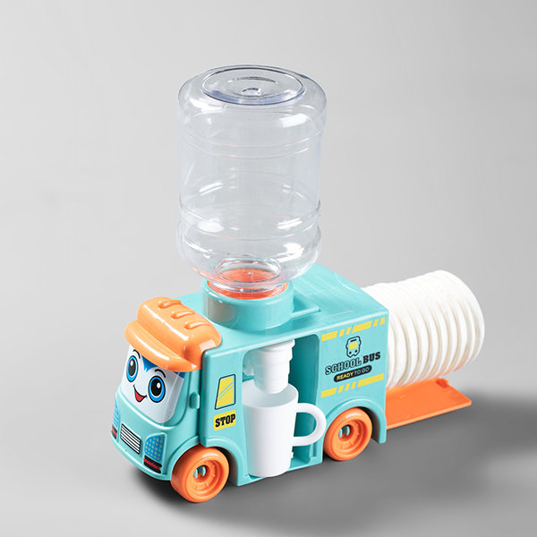 Extraposh Bus Mini Water Dispenser Toy for Kids Boys and Girls
