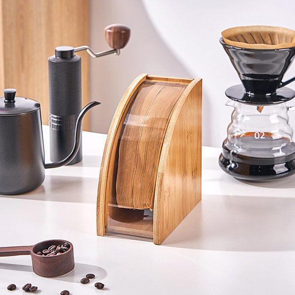 Companion for Pour Over  Organizer, Coffee Filter Holder, and