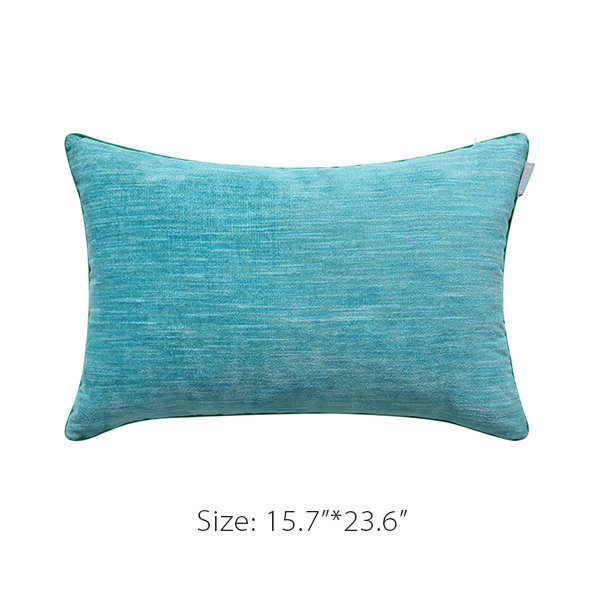 Teal 2024 rectangle pillow