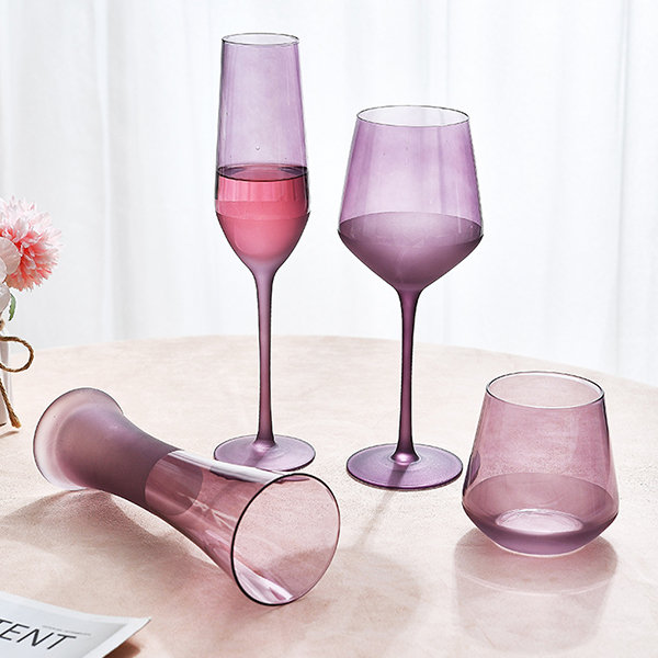 Wine Glass Goblet Boho Rainbow Teacher (17 oz Stemless), Size: One Size