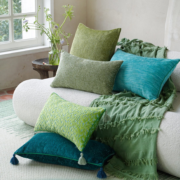 Pure Color Pillow Rectangle Design