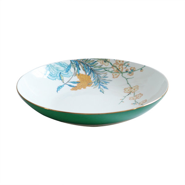 Floral Bowl Or Plate - Bone China - 4 Styles - Apollobox