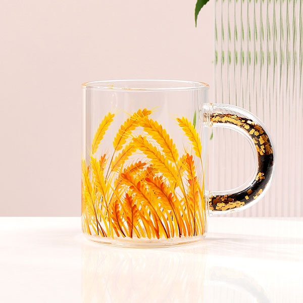 Floral Glass Mug from Apollo Box