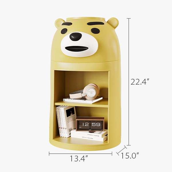 Cute Bear Nightstand - Resin