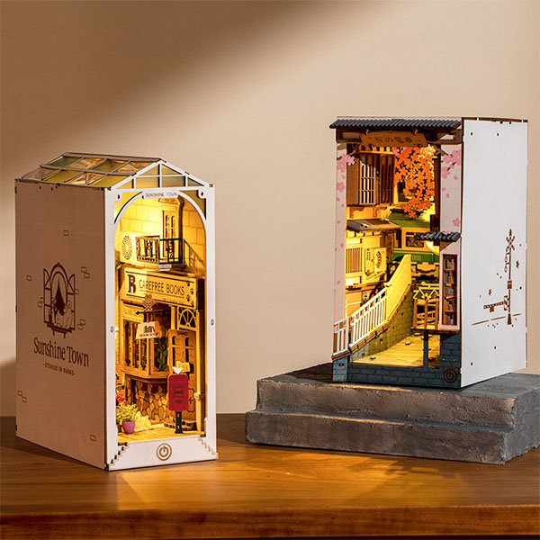 Magic House - 3D Creative Bookend by Rolife — Handcrafted Me