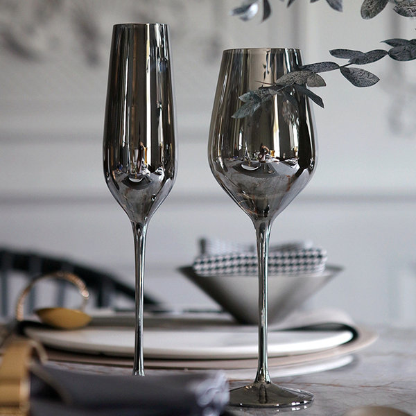 Electroplated Wine Glass - Champagne Flute - ApolloBox