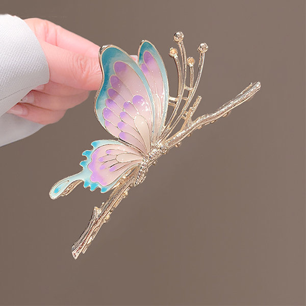 Butterfly Hair Claw Clip - Alloy - Large