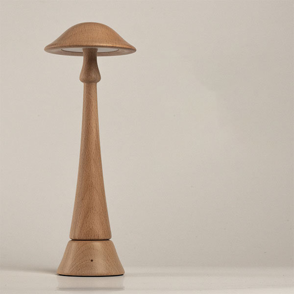 Beechwood Mushroom Lamp - Night Light from Apollo Box