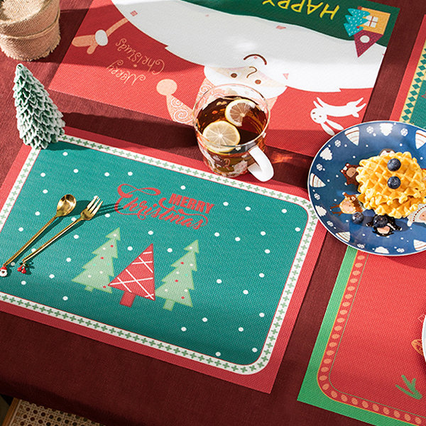 Festive Christmas Placemat - 4 Patterns Available