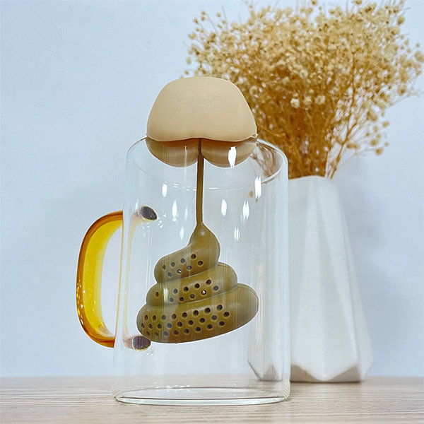 Gold Tea Leaves Container, Bubble Tea Kitchen Tool