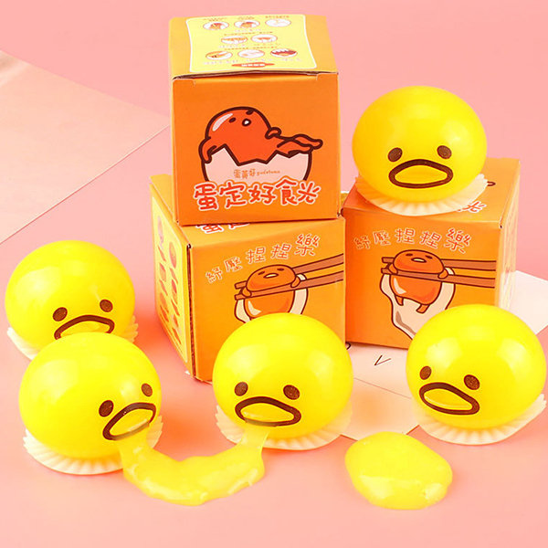Puking Ball - Yolk Stress Ball - Rubber - Set Of 3 from Apollo Box