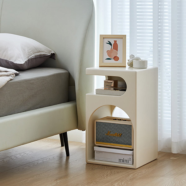 Modern Bedside Table - Wood - Gray - White - 8 Colors from Apollo Box