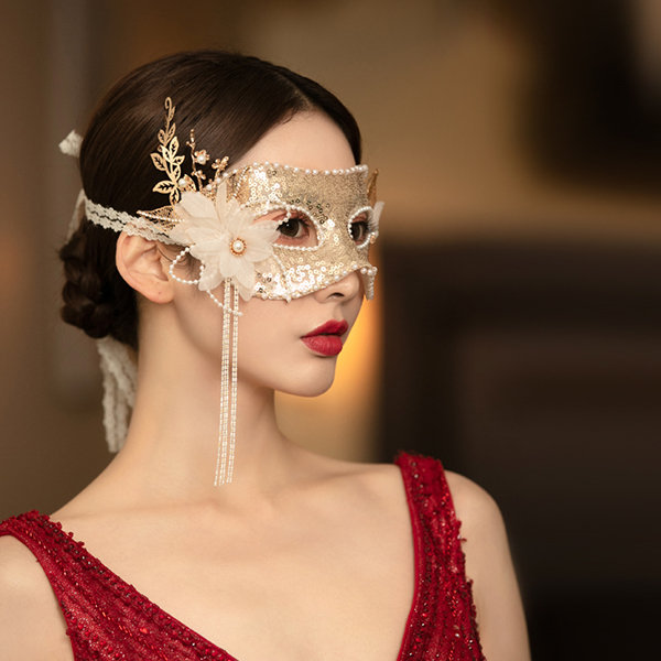 Elegant Masquerade Mask - Blended Fabric - Beautifully Made