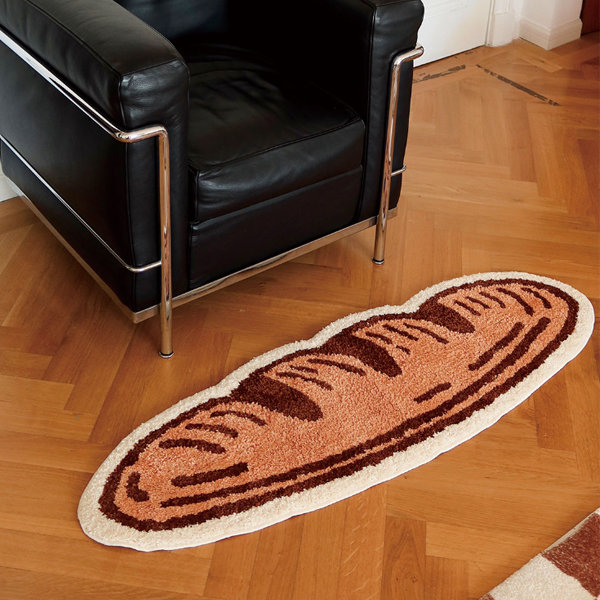 Unique French Bread Carpet - Polyester - Rubber - ApolloBox