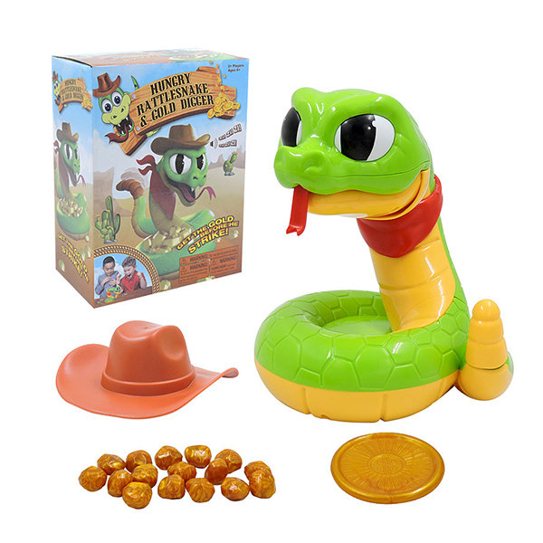 Rattle Snake Toy - Plastic - Stealing Gold Nugget Game - ApolloBox