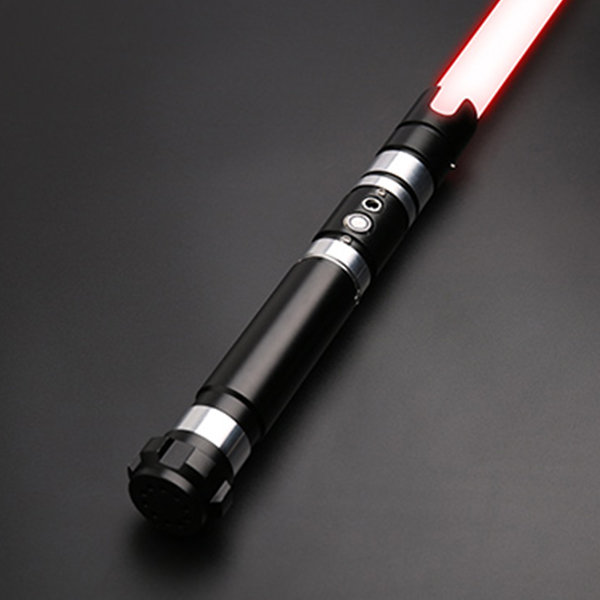 LED Star Wars Lightsaber - RGB - Color Changeable - Metal - Black - Golden