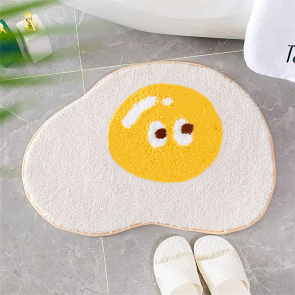 FACE EGG MOULD Silicone Mould Cute Fried Egg Happy Face Coaster