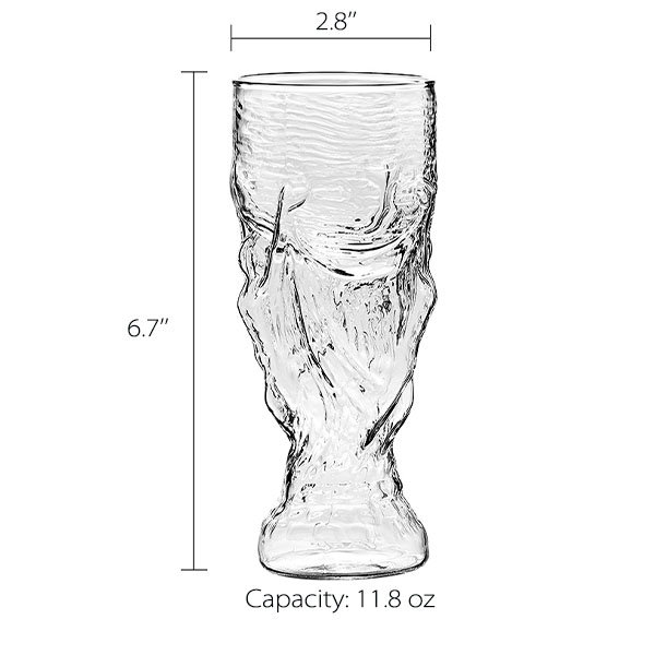 Creative World Cup Beer Mug - Glass from Apollo Box