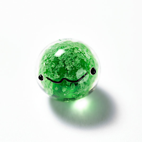 Mini Luminous Seaweed Glass Sphere - For Fish Tank