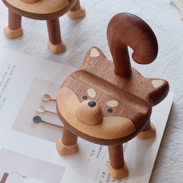 Animal Mobile Phone Holder - Wood - 3 Styles Available - ApolloBox