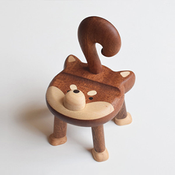 Animal Mobile Phone Holder - Wood - 3 Styles Available - ApolloBox