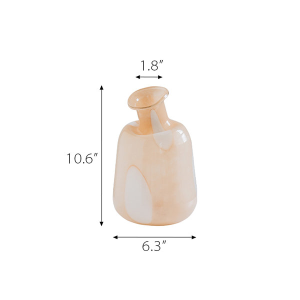 Artistic Jade Vase - Glass - Small - Large