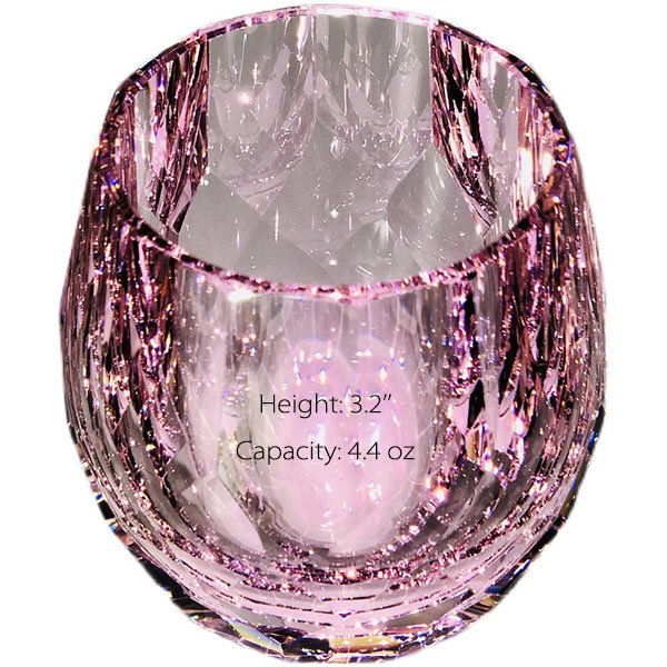 Starry Sky Wine Glass - Blue - Pink - 3 Colors - 3 Sizes from Apollo Box