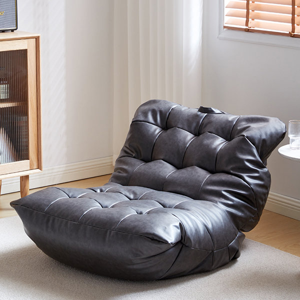 PU Leather Bean Bag - Brown - Green - 5 Colors - ApolloBox