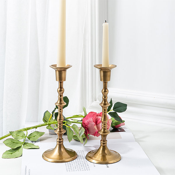 Vintage Brass Candlesticks — Out Of The Ordinary Events