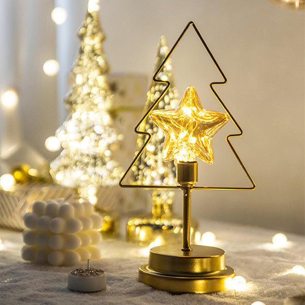 Christmas Tree Ornament - Night Lamp - Glass - Iron - 5 Sizes from Apollo  Box