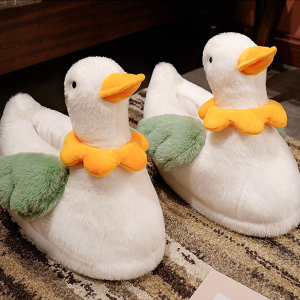 Goose Inspired Slippers - Plush - Warm And Comfy