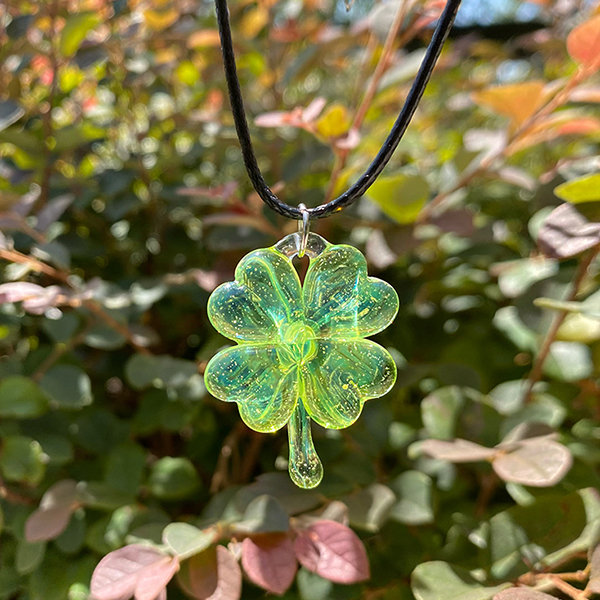 Care how you look: 10k White Gold Four-Leaf Clover Pendant Necklace. For  more info, click the pic. | Clover jewelry, Pendant necklace, Four leaf  clover necklace