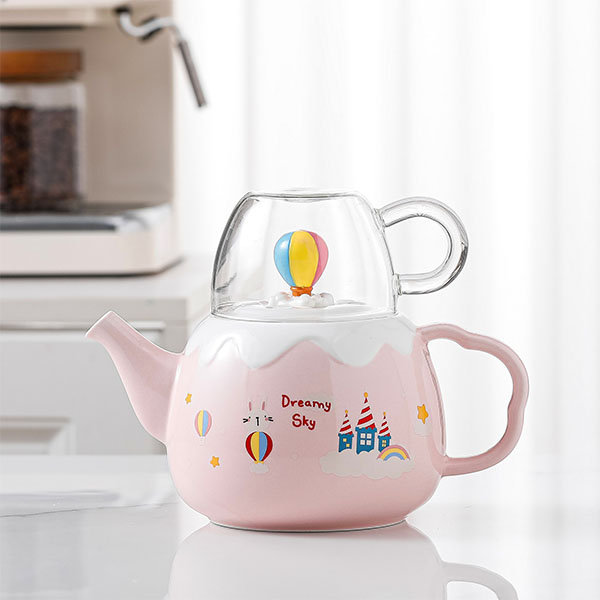 LuguLake Teapot Ceramic Electric Kettle Review - A Happy Hippy Mom