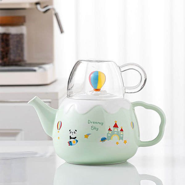 Mint Green Tea Kettle from Apollo Box