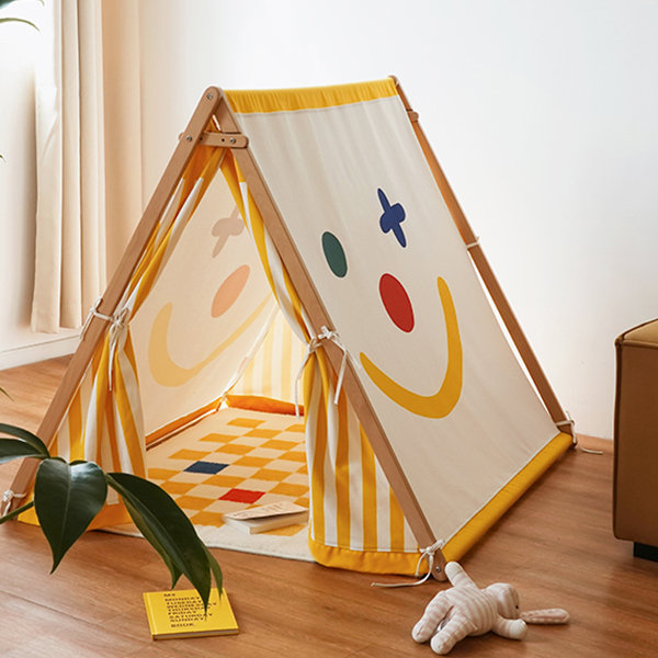 Pop-up Mushroom Play Tent - Cotton - For Kids' Room - ApolloBox