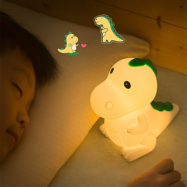 Personalised Roarsome Dinosaur LED Colour Changing Night Light