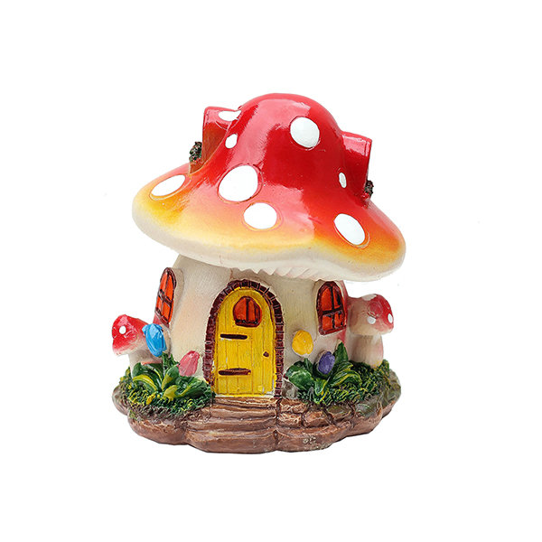 Mushroom House Decor - Resin - ApolloBox