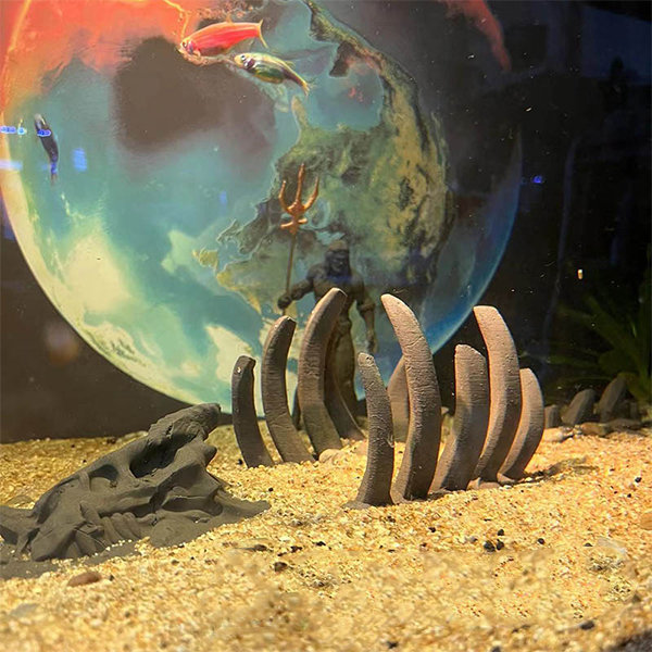 Dinosaur Bone Fish Tank Landscaping - Resin - Stone - Aquarium Decor -  ApolloBox