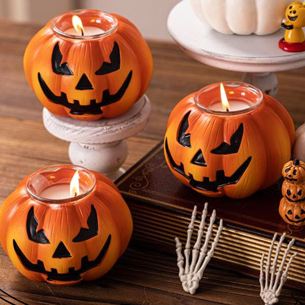 Pumpkin Shaped Cup Candle - Glass - Help You Find Inner Peace from Apollo  Box