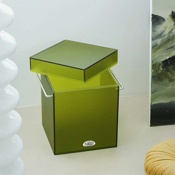 Acrylic Storage Cabinet - On Wheels - 5 Colors - ApolloBox
