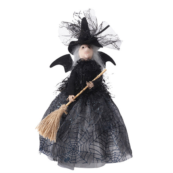 Soimoi Viscose Chiffon Fabric Bat,Witch Hat & Magic Potion Halloween Print  Fabric by The Yard 42 Inch Wide 