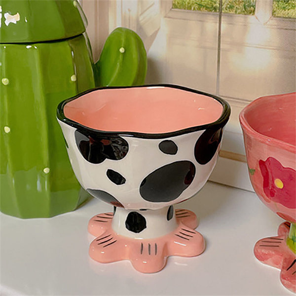 Pretty Ceramic Wine Goblets from Apollo Box