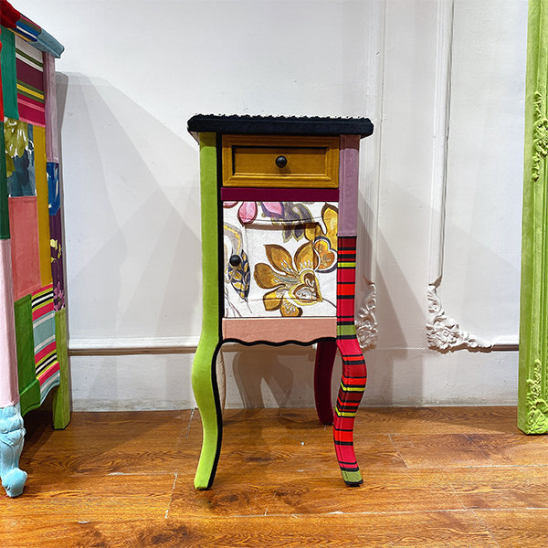 Rad Colors Side Table - Bold - Eclectic - Retro Vibe from Apollo Box