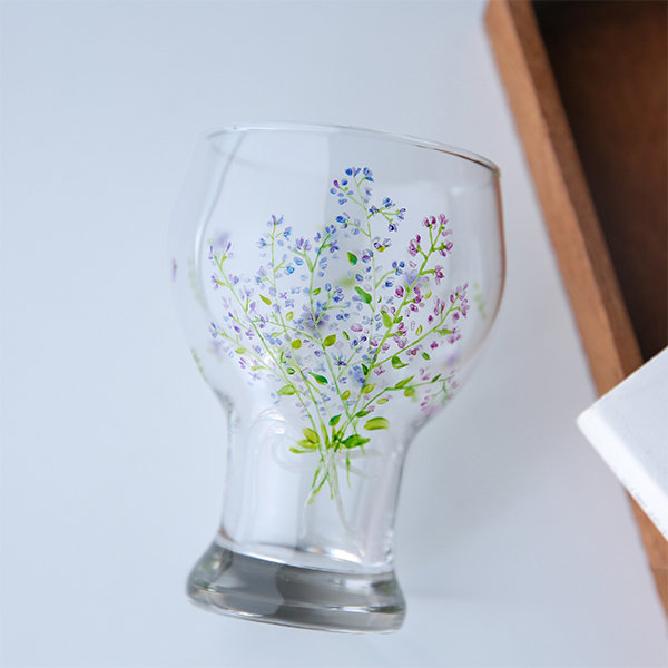 Floral Wine Glass - Beautiful - Natural Inspiration - 7 Patterns from  Apollo Box