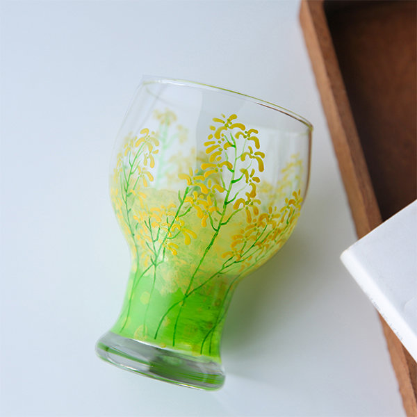 Garden Drinking Glass - 5 Patterns - Pretty Design from Apollo Box