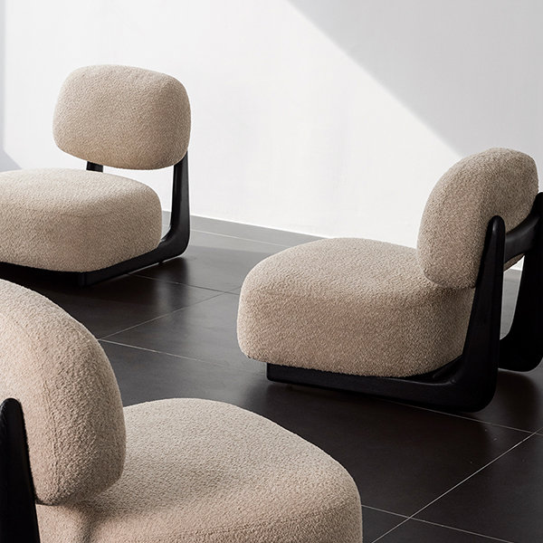 Ultra Modern Chair - Fleece Comfort - White - Green - 6 Colors - ApolloBox